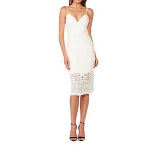 Bardot Lace Sheath Dress